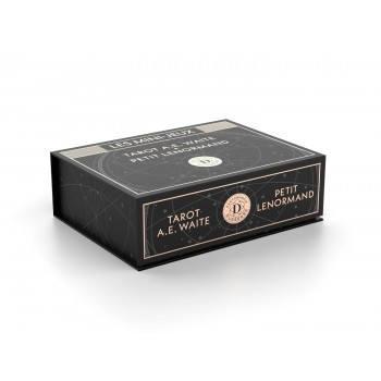 Les Mini-jeux rinkinys - Tarot A.E. Waite & Petit Lenormand (Prancūzų k.) Cartamundi Cartomancie Dusserre